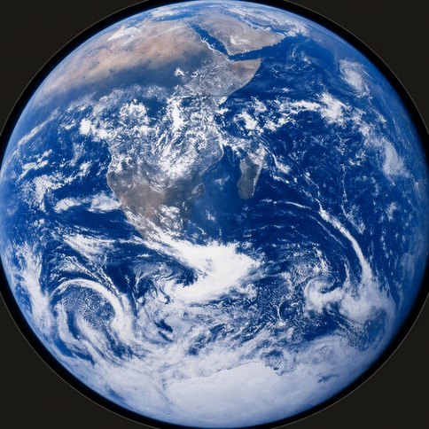The Earth photographed from Apollo 17